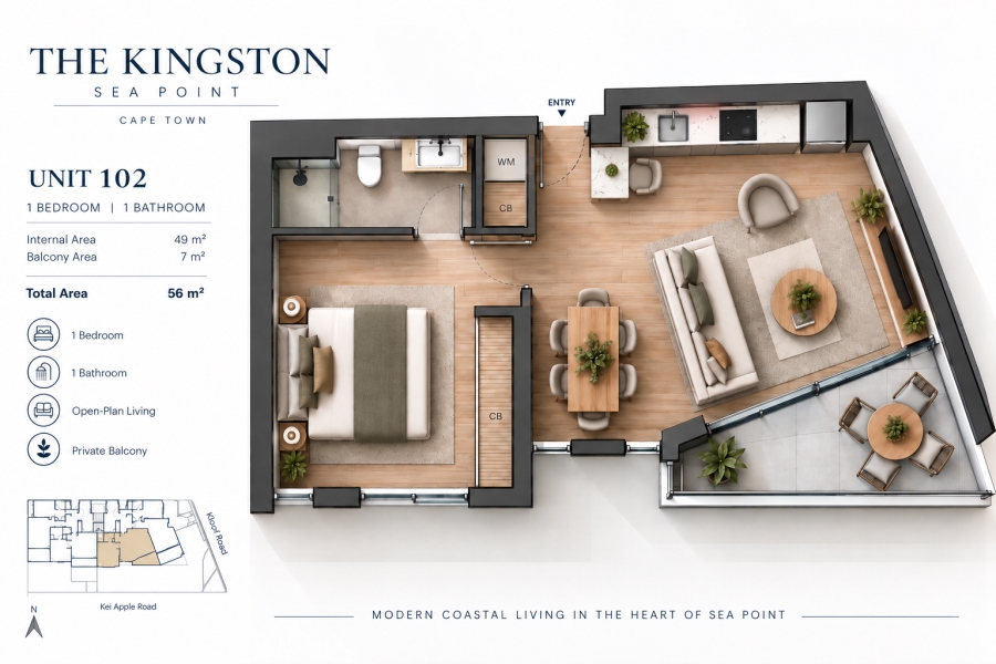 1 Bedroom Property for Sale in Sea Point Western Cape